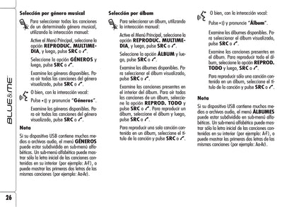 Alfa Romeo Blue&Me Instrucciones 2006 - 2008