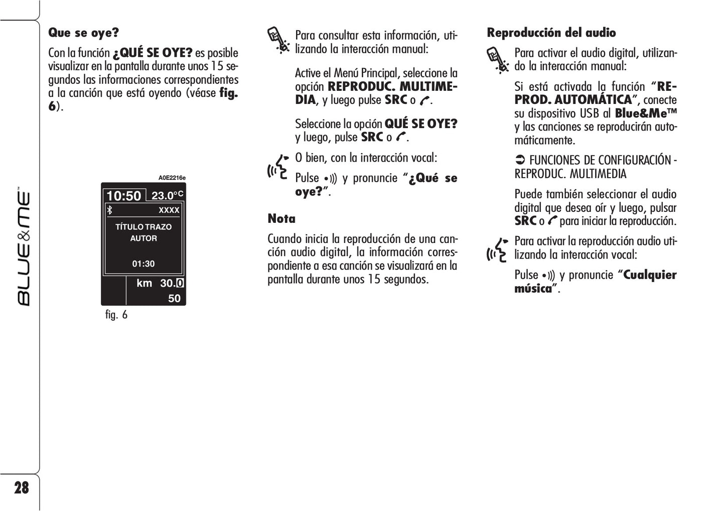 Alfa Romeo Blue&Me Instrucciones 2006 - 2008