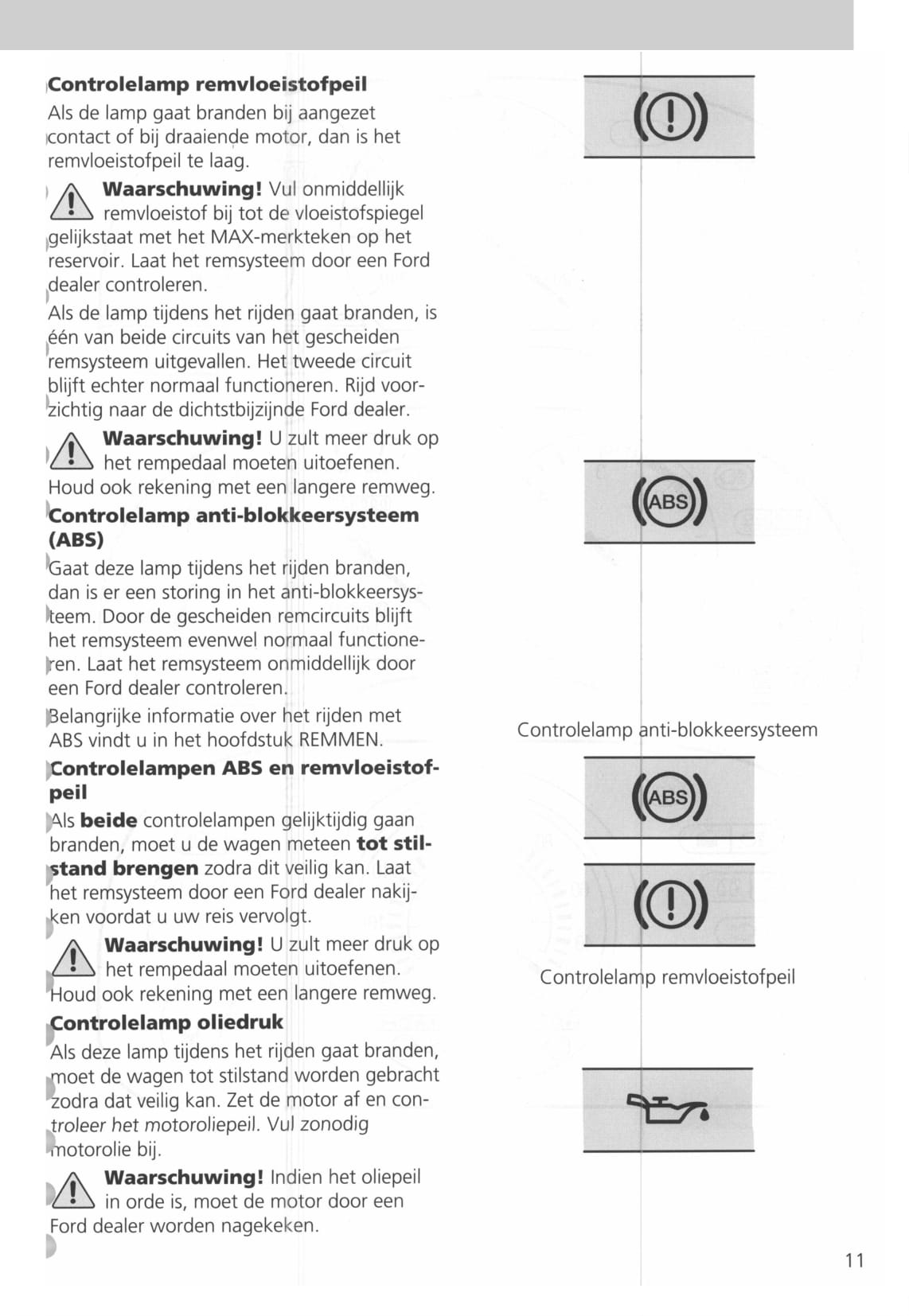 1994-2000 Ford Transit Gebruikershandleiding | Nederlands