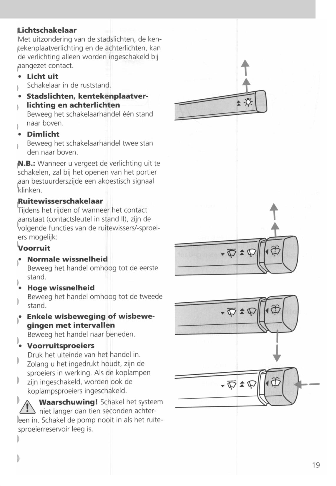 1994-2000 Ford Transit Gebruikershandleiding | Nederlands