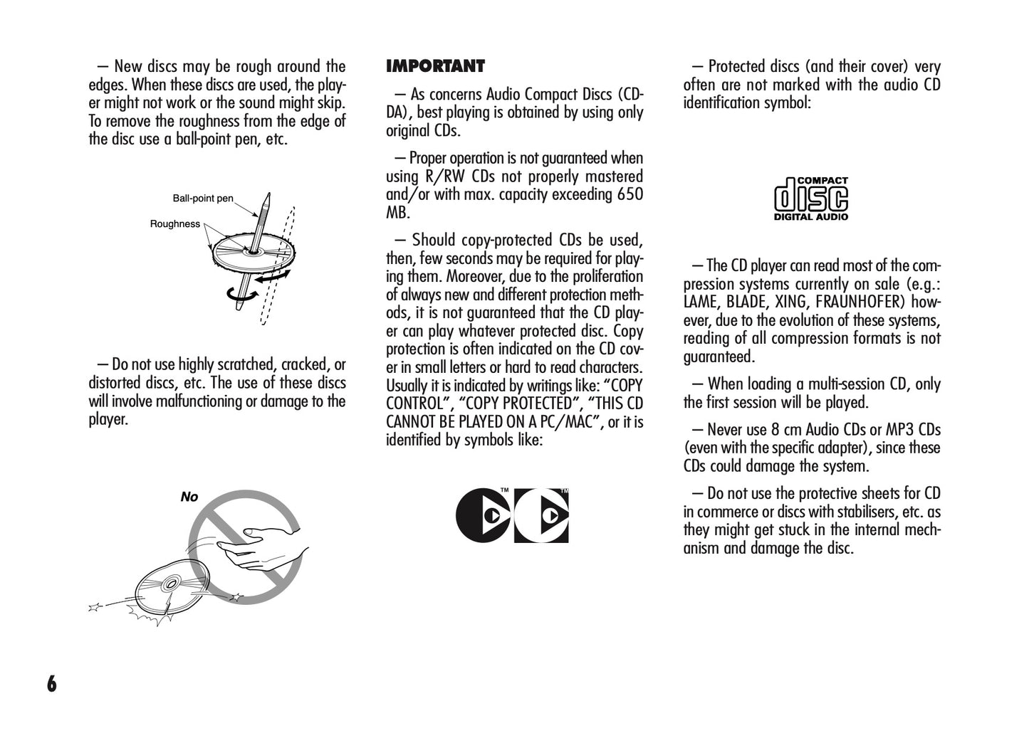 Alfa Romeo Brera  Sound System Owner's Manual 2006 - 2011