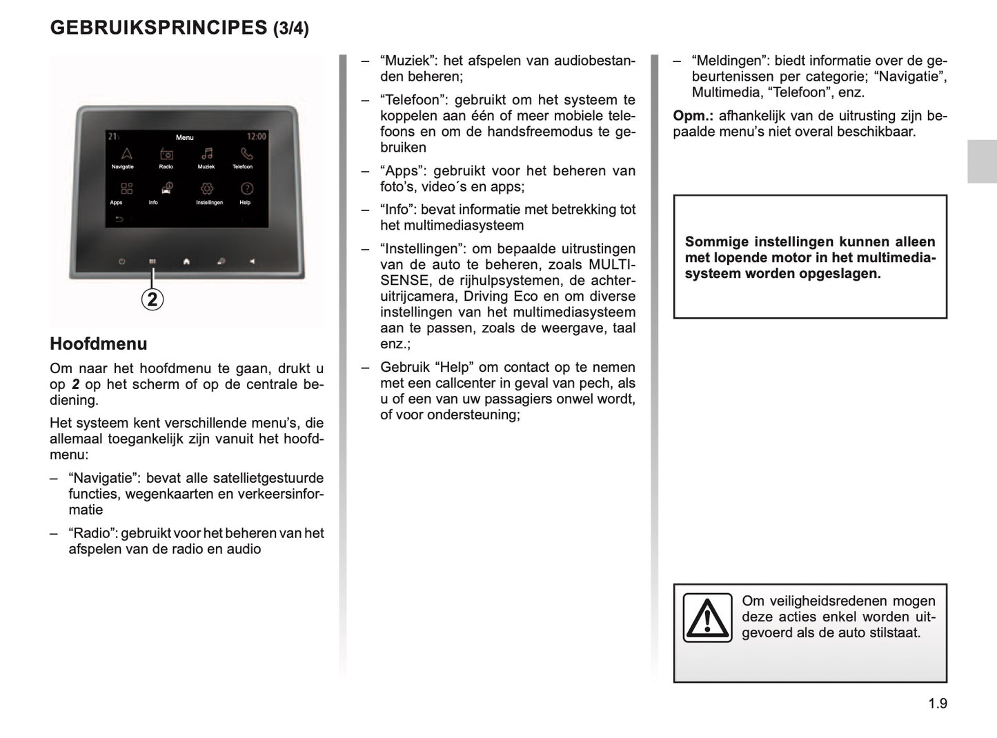 Renault Easy Connect Multimediasystemen Handleiding 03/2020