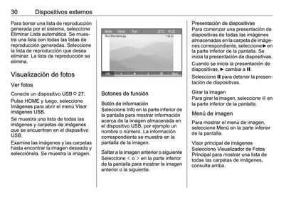 Opel Zafira Manual de infoentretenimiento 2016 - 2019