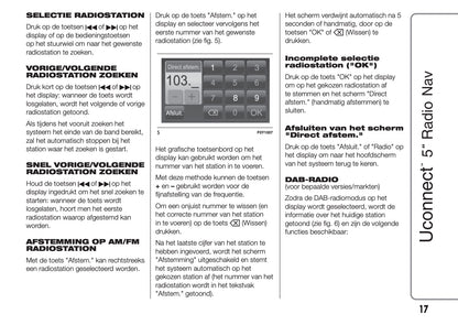 Fiat Ducato Uconnect Radio Nav 5.0 Handleiding
