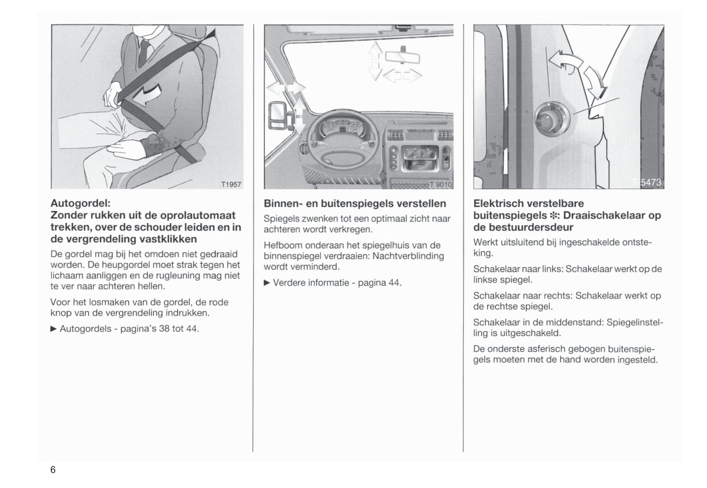 1998-2003 Opel Movano Owner's Manual | Dutch