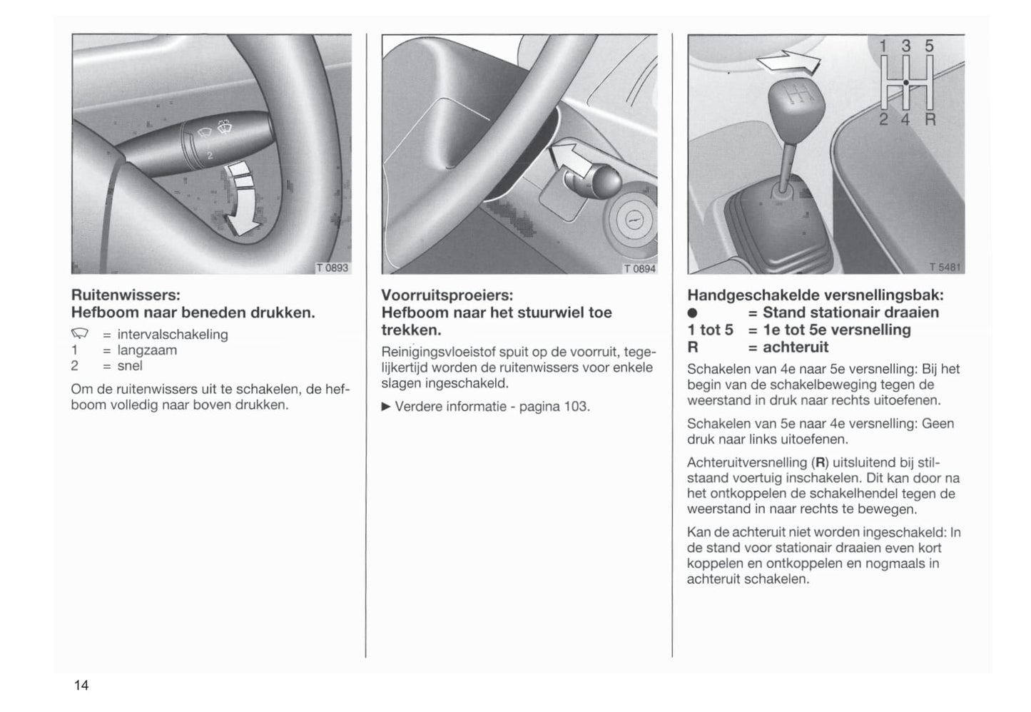 1998-2003 Opel Movano Owner's Manual | Dutch