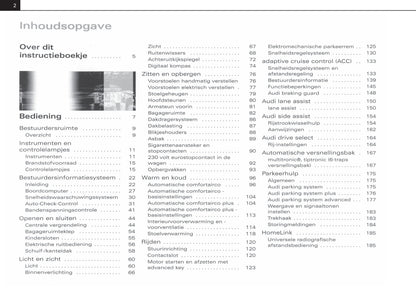 2007-2012 Audi A4 Gebruikershandleiding | Nederlands