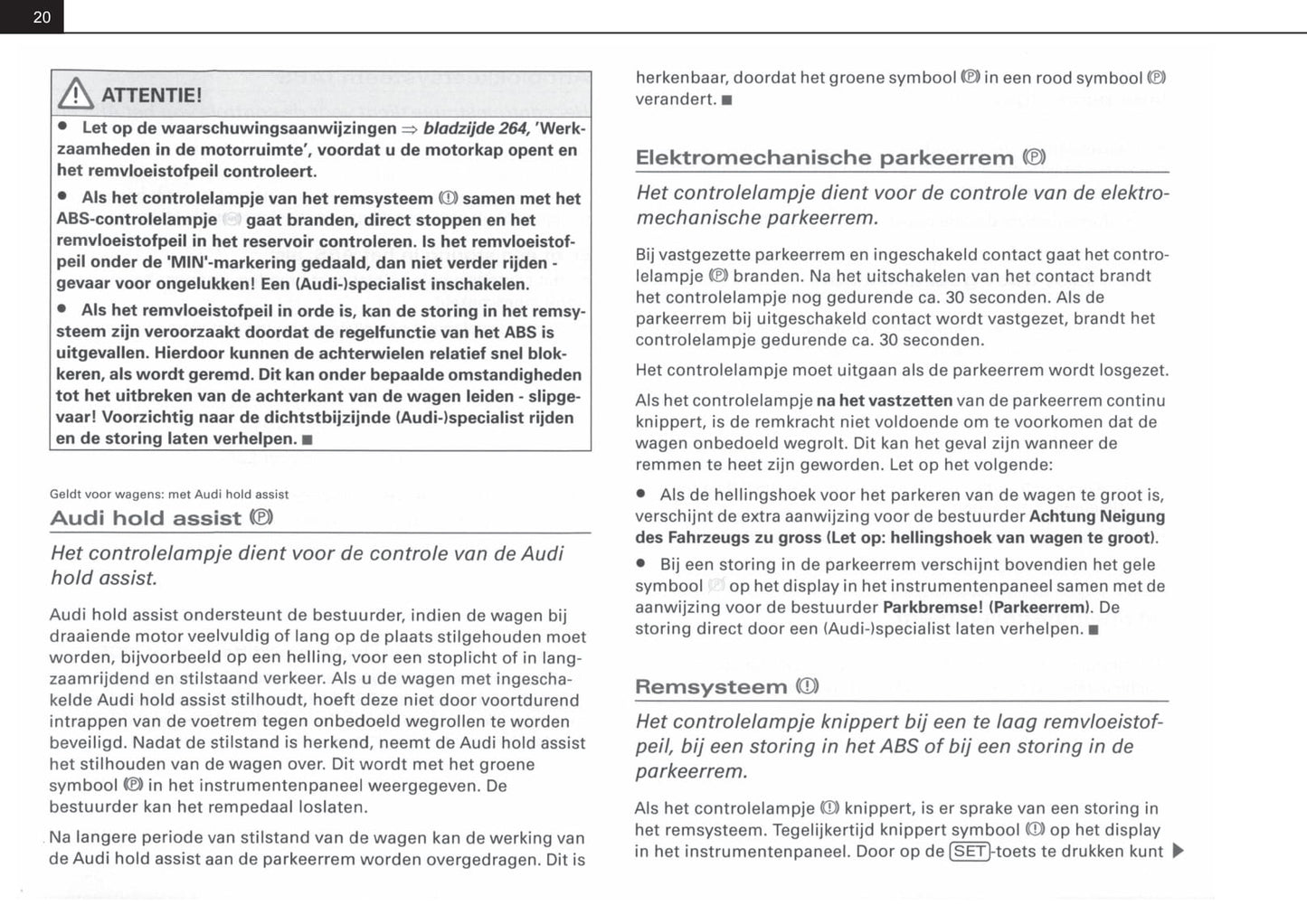 2007-2012 Audi A4 Gebruikershandleiding | Nederlands