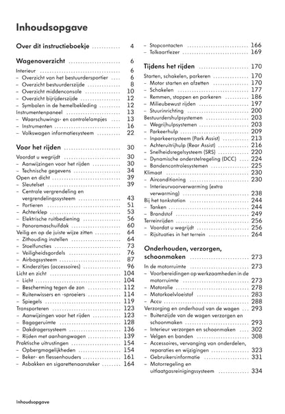 2007-2011 Volkswagen Tiguan Gebruikershandleiding | Nederlands