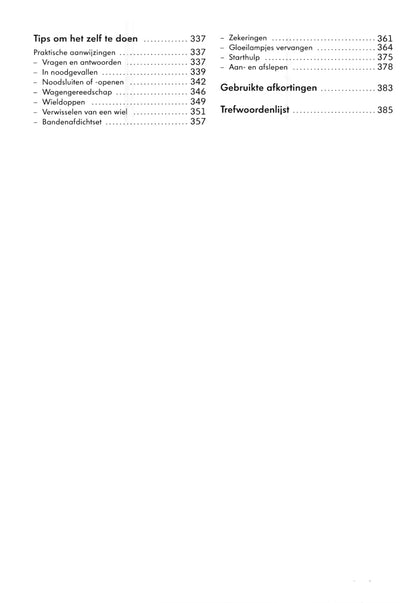 2007-2011 Volkswagen Tiguan Gebruikershandleiding | Nederlands