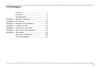 2007-2015 Daihatsu Materia Gebruikershandleiding | Nederlands