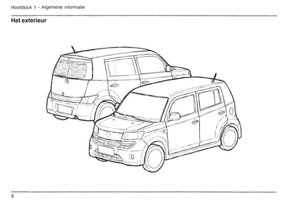 2007-2015 Daihatsu Materia Gebruikershandleiding | Nederlands