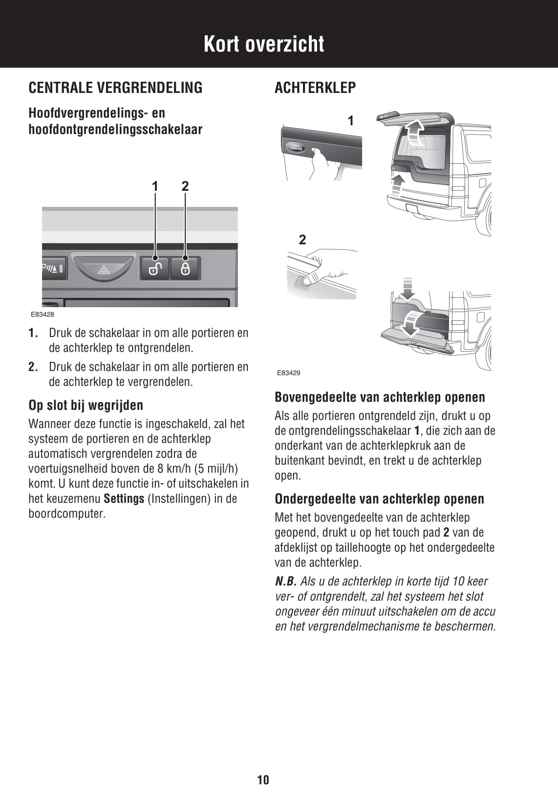 2007-2008 Land Rover Discovery 3 Owner's Manual | Dutch