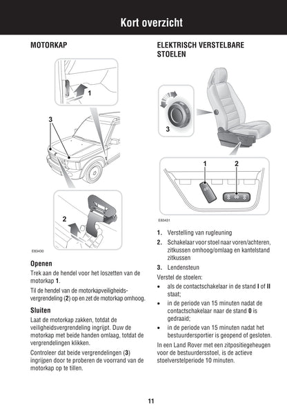 2007-2008 Land Rover Discovery 3 Owner's Manual | Dutch