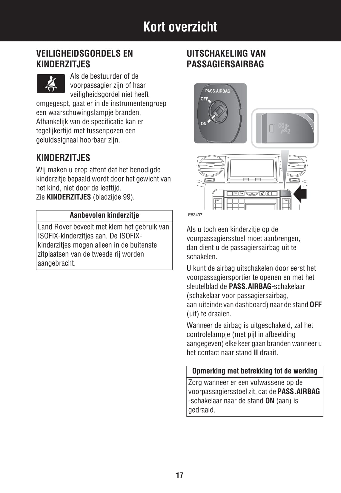 2007-2008 Land Rover Discovery 3 Owner's Manual | Dutch