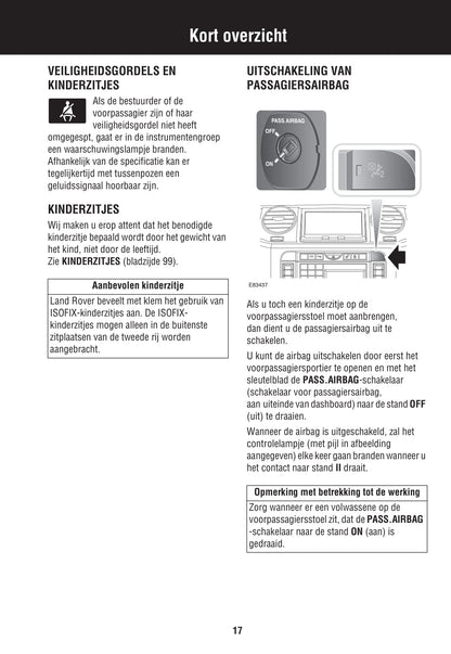 2007-2008 Land Rover Discovery 3 Owner's Manual | Dutch