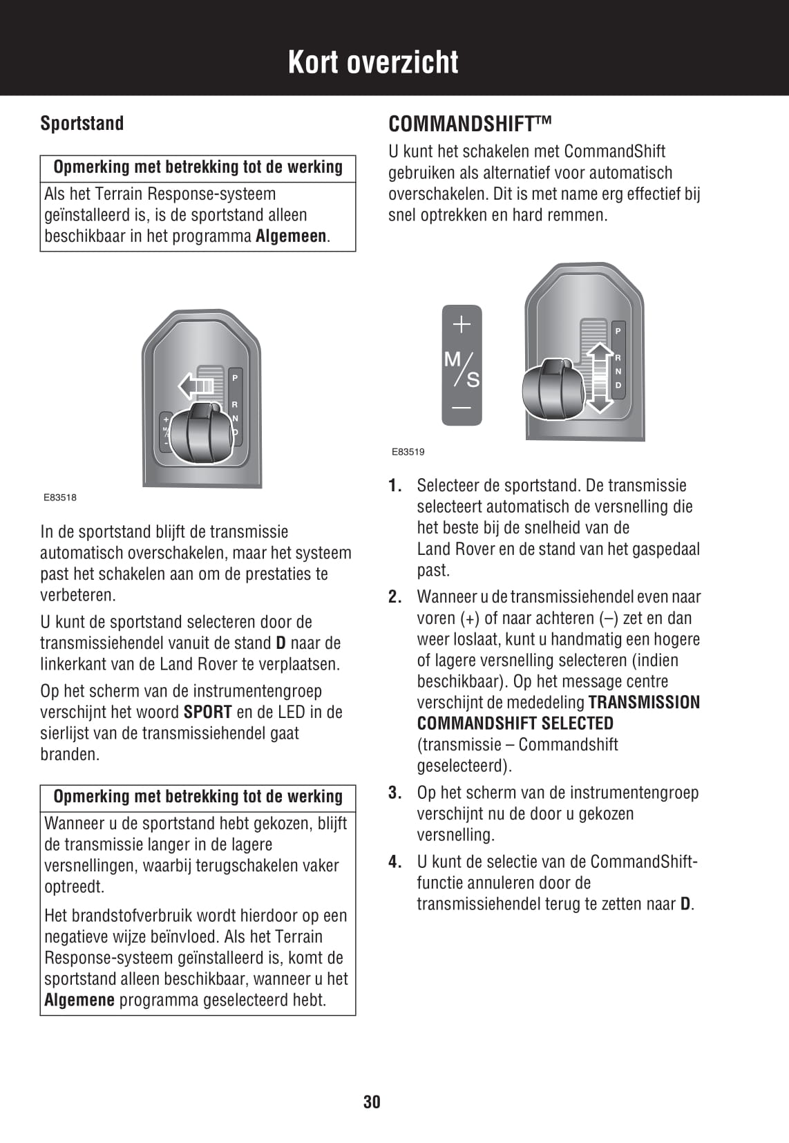 2007-2008 Land Rover Discovery 3 Owner's Manual | Dutch