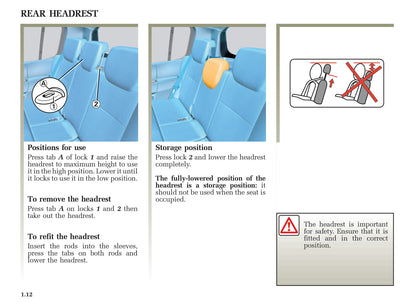 2005-2006 Renault Modus Owner's Manual | English