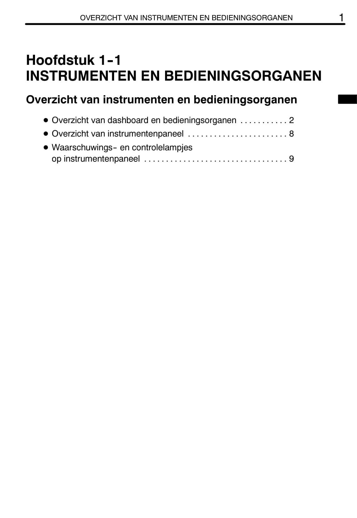 2002-2005 Toyota Celica Gebruikershandleiding | Nederlands