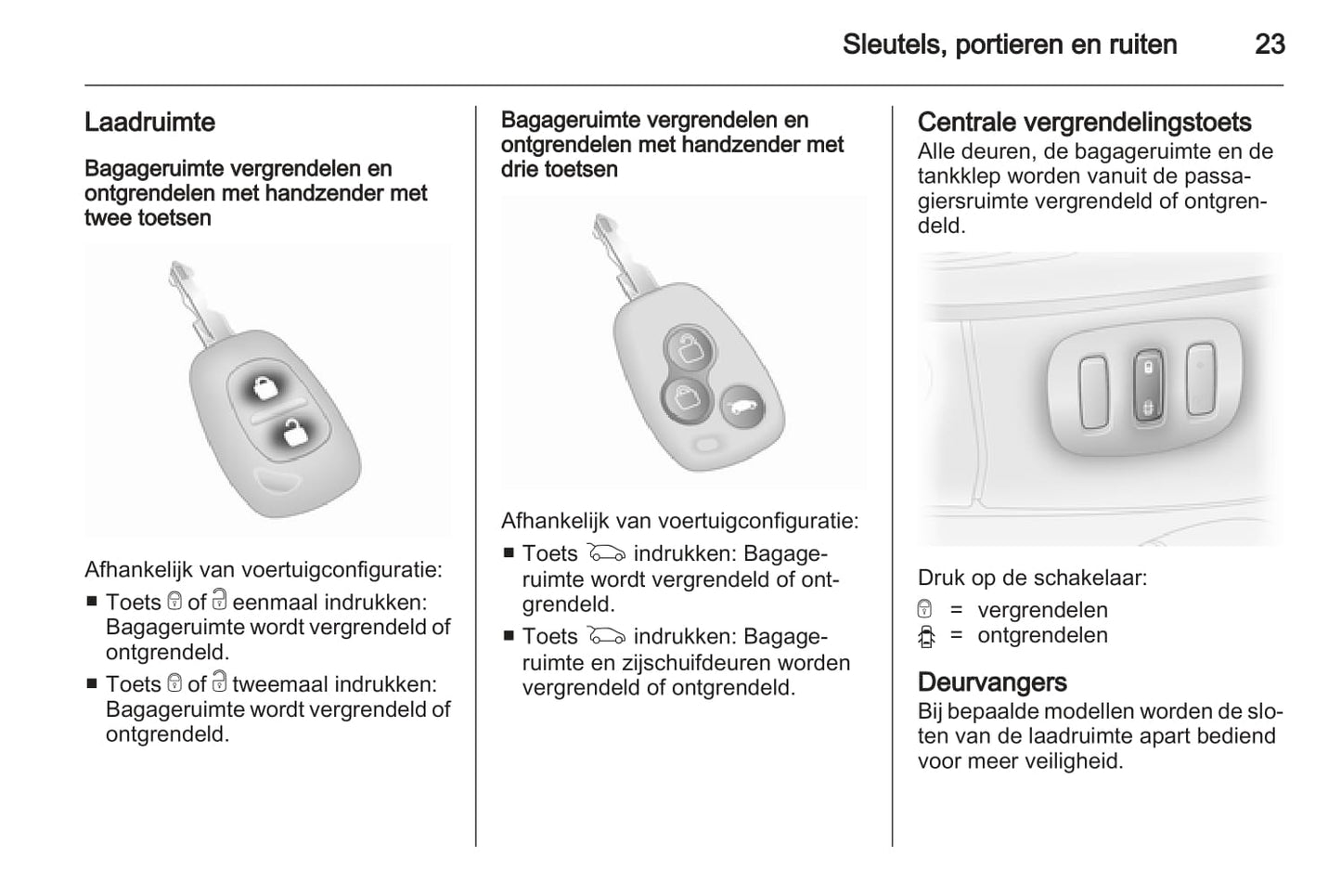 2013 Opel Vivaro Bedienungsanleitung | Niederländisch