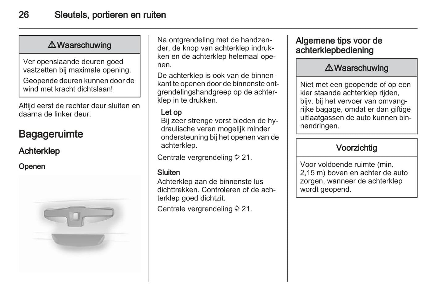 2013 Opel Vivaro Bedienungsanleitung | Niederländisch