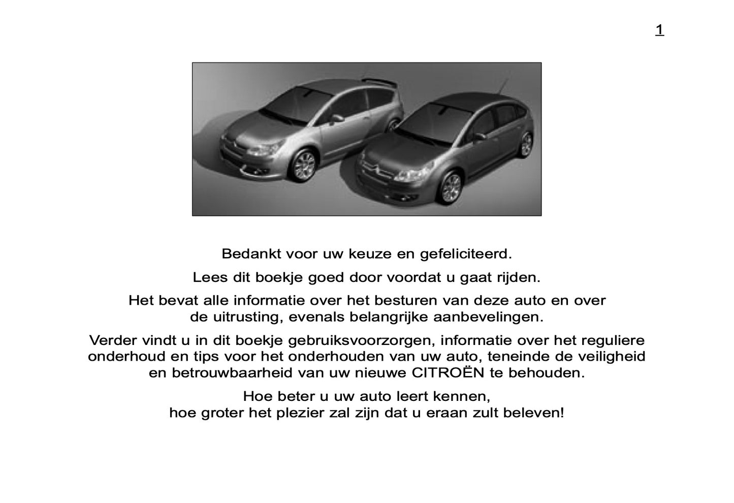 2005-2006 Citroën C4 Gebruikershandleiding | Nederlands