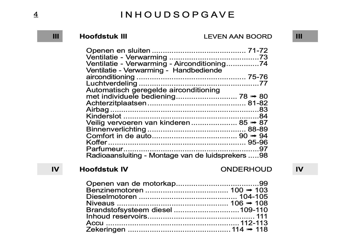 2005-2006 Citroën C4 Gebruikershandleiding | Nederlands