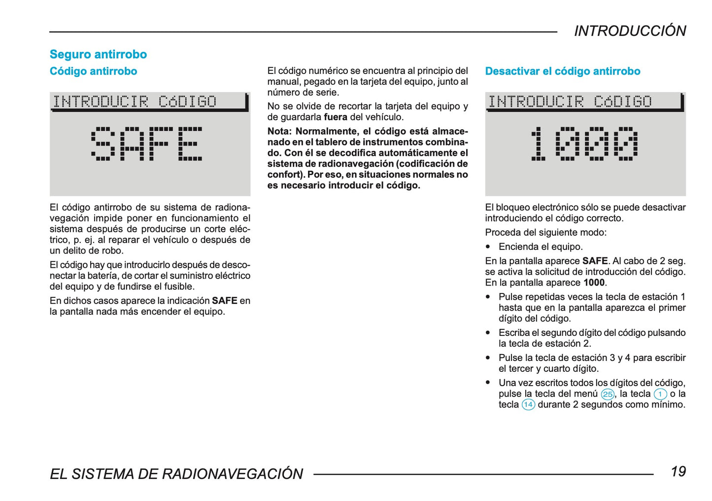 Skoda Radio-Navegacion-Sistema Manual de Instrucciones 2003