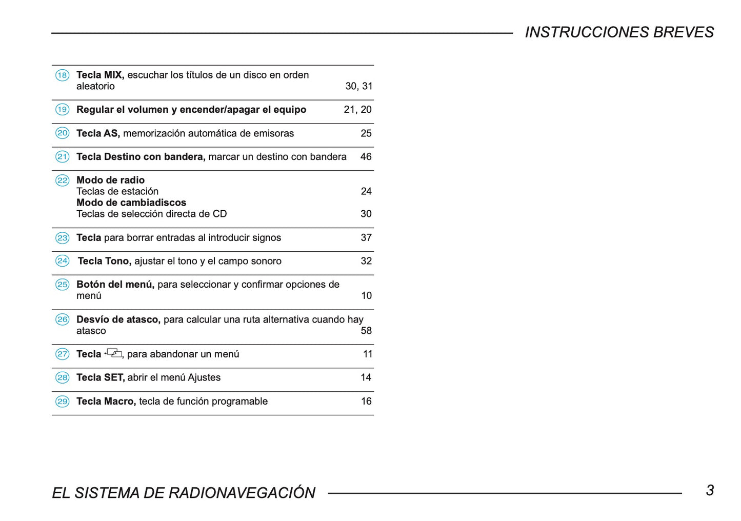 Skoda Radio-Navegacion-Sistema Manual de Instrucciones 2003