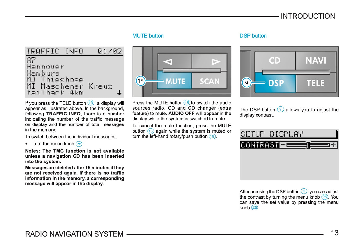 Skoda Radio Navigation System Owner's Manual 2003