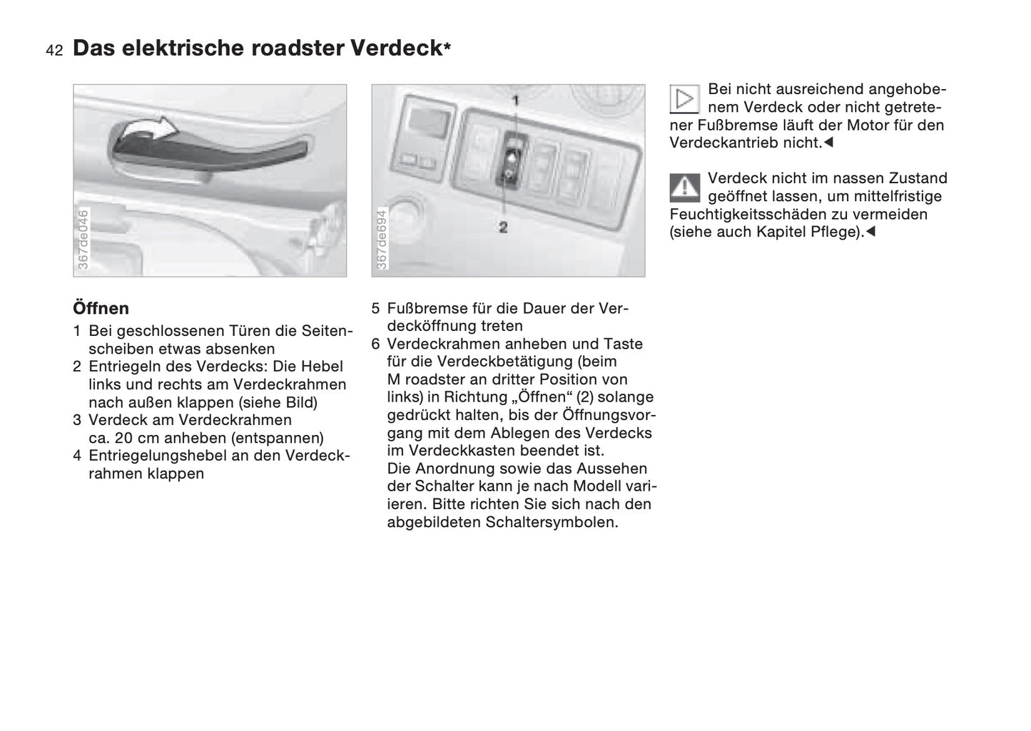 1997-1998 BMW Z3/Z3 M Roadster/Z3 M Coupé Owner's Manual | German