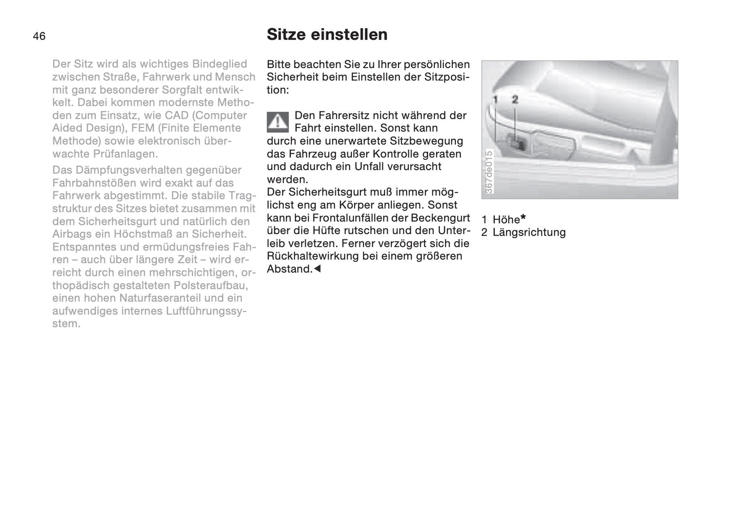 1997-1998 BMW Z3/Z3 M Roadster/Z3 M Coupé Owner's Manual | German