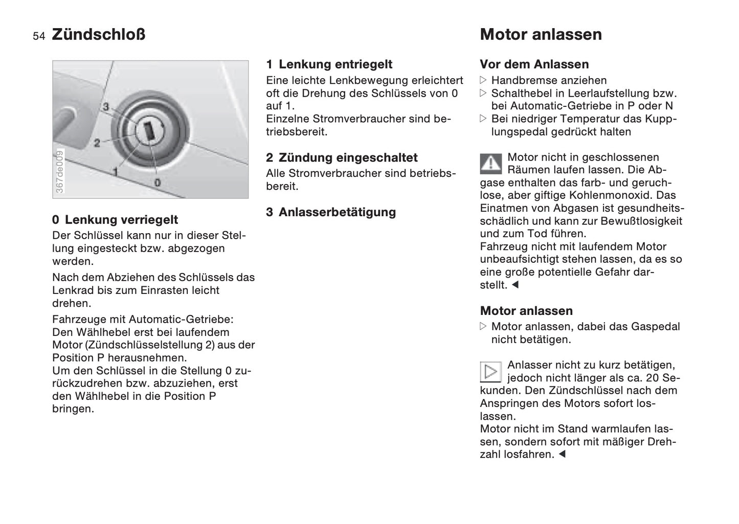 1997-1998 BMW Z3/Z3 M Roadster/Z3 M Coupé Owner's Manual | German