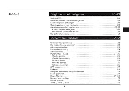 Hyundai ix35 Audio en Navigatiesysteem Handleiding 2010