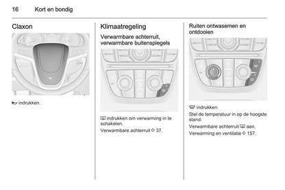 2015-2016 Opel Astra Manuel du propriétaire | Néerlandais