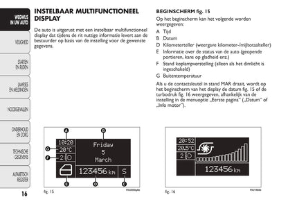 2012-2015 Abarth Punto Bedienungsanleitung | Niederländisch