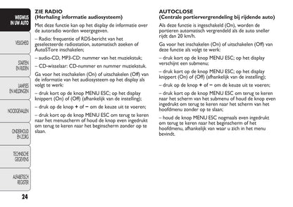 2012-2015 Abarth Punto Bedienungsanleitung | Niederländisch