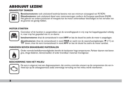 2009-2010 Fiat Doblò Gebruikershandleiding | Nederlands