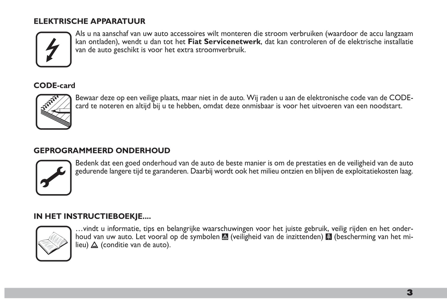 2009-2010 Fiat Doblò Gebruikershandleiding | Nederlands