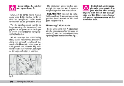 2009-2010 Fiat Doblò Gebruikershandleiding | Nederlands