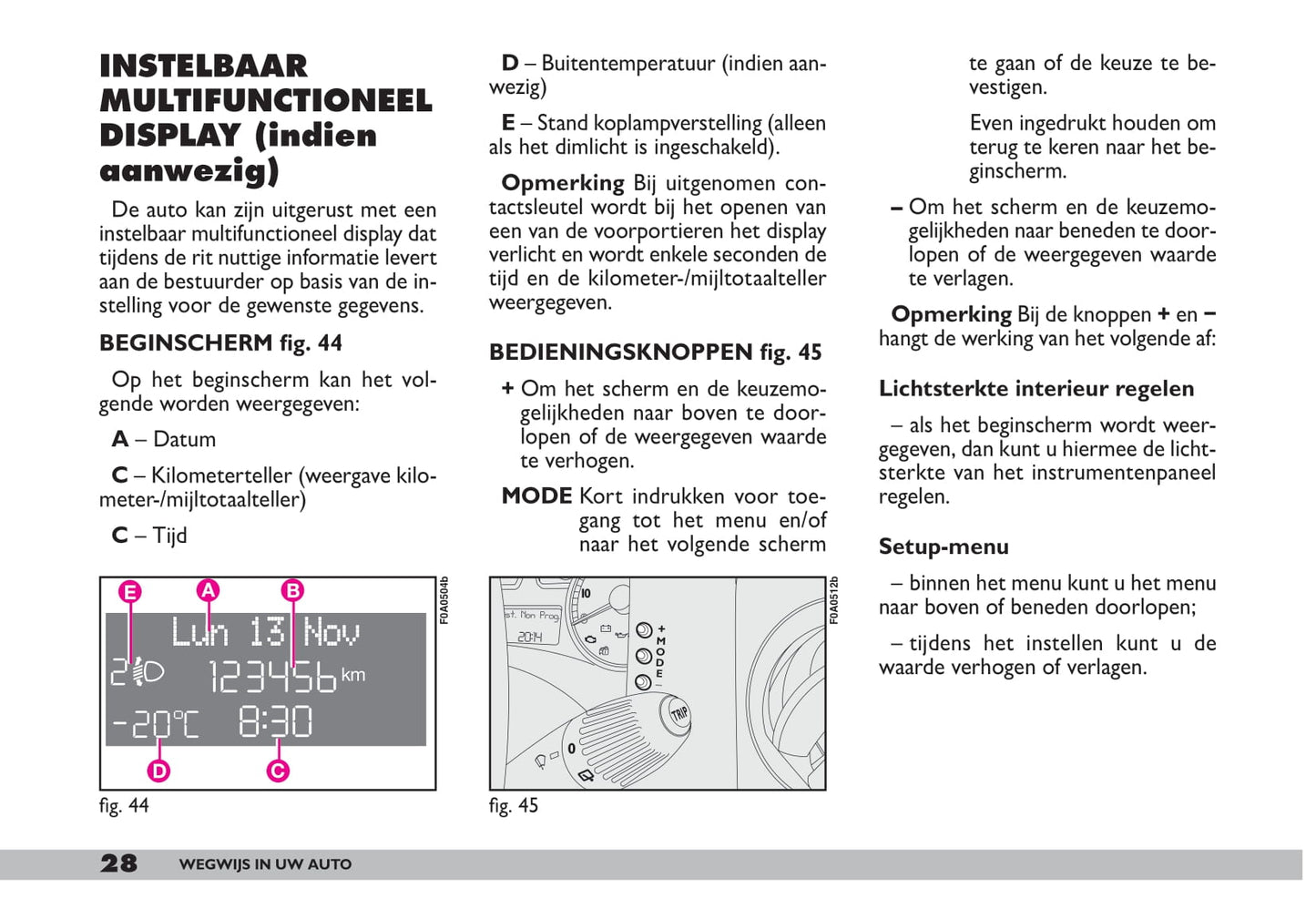 2009-2010 Fiat Doblò Gebruikershandleiding | Nederlands