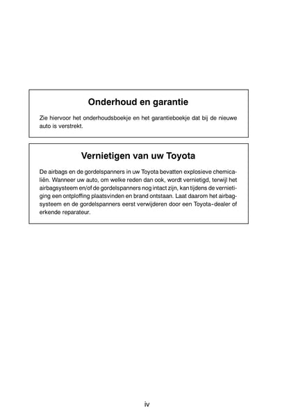 2004-2007 Toyota Corolla Gebruikershandleiding | Nederlands