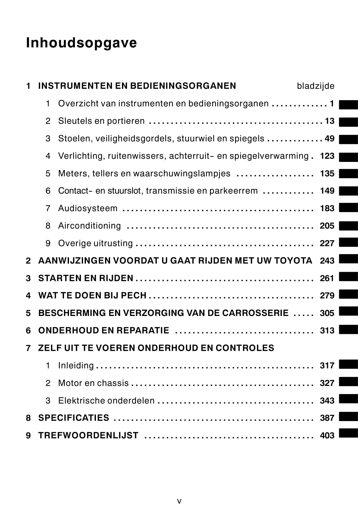 2004-2007 Toyota Corolla Gebruikershandleiding | Nederlands