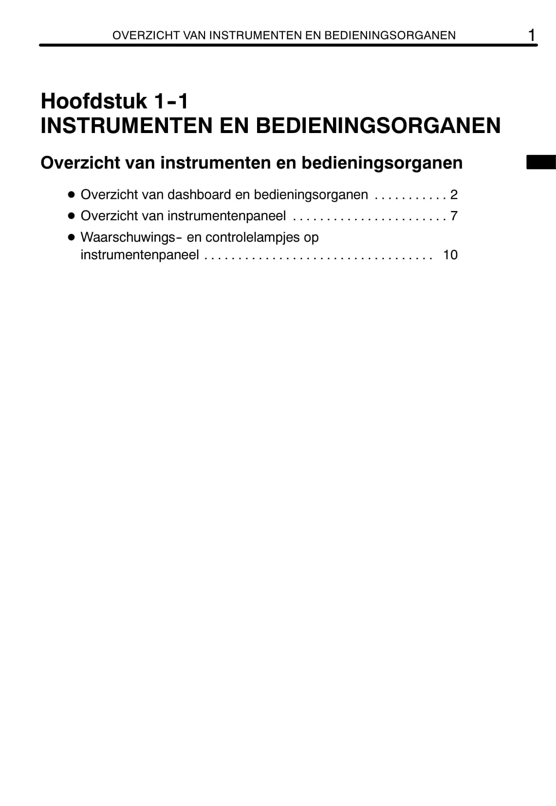 2004-2007 Toyota Corolla Gebruikershandleiding | Nederlands