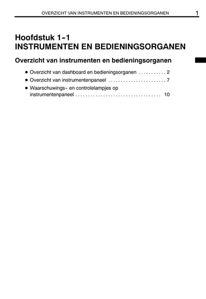 2004-2007 Toyota Corolla Gebruikershandleiding | Nederlands