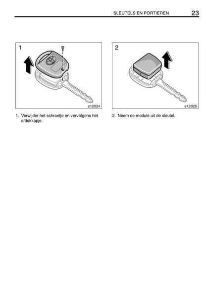 2004-2007 Toyota Corolla Gebruikershandleiding | Nederlands