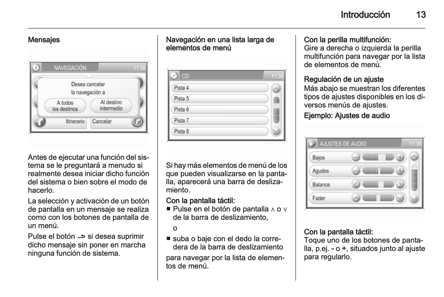 Opel Zafira Manual de infoentretenimiento 2008 - 2011