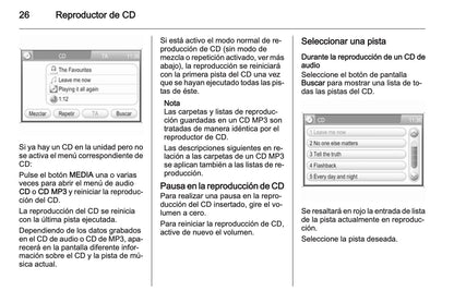 Opel Zafira Manual de infoentretenimiento 2008 - 2011