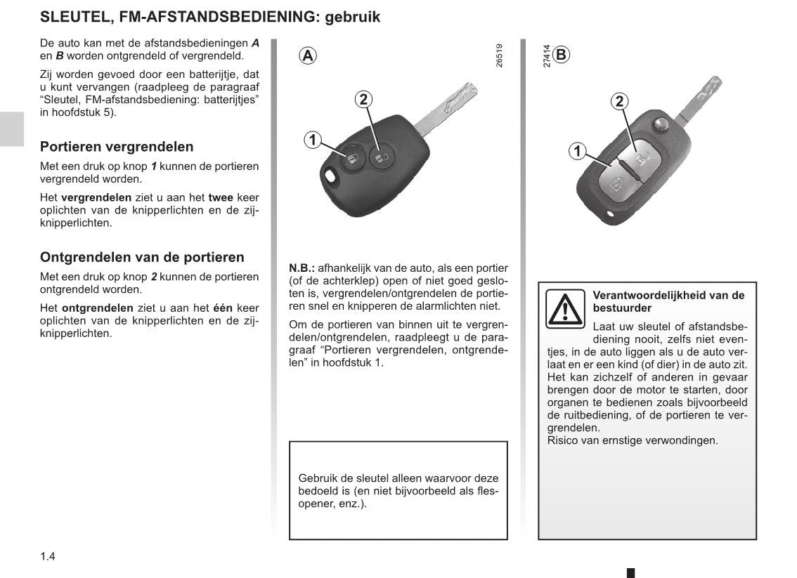 2012-2013 Renault Wind Gebruikershandleiding | Nederlands