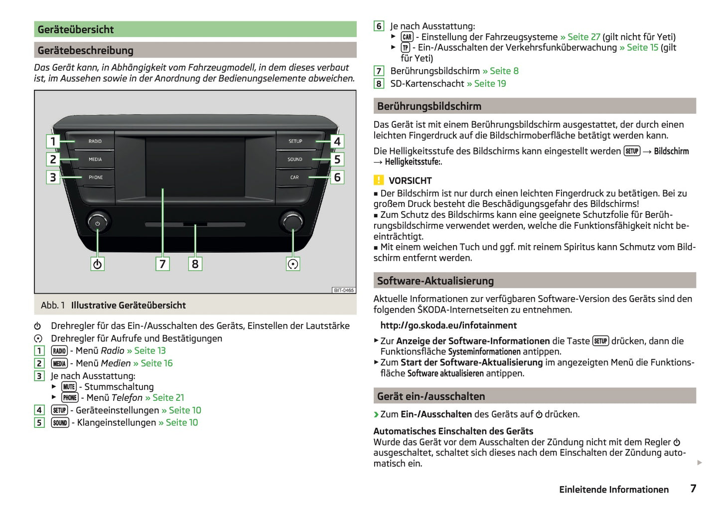 Skoda Swing Infotainment Bedienungsanleitung 2016